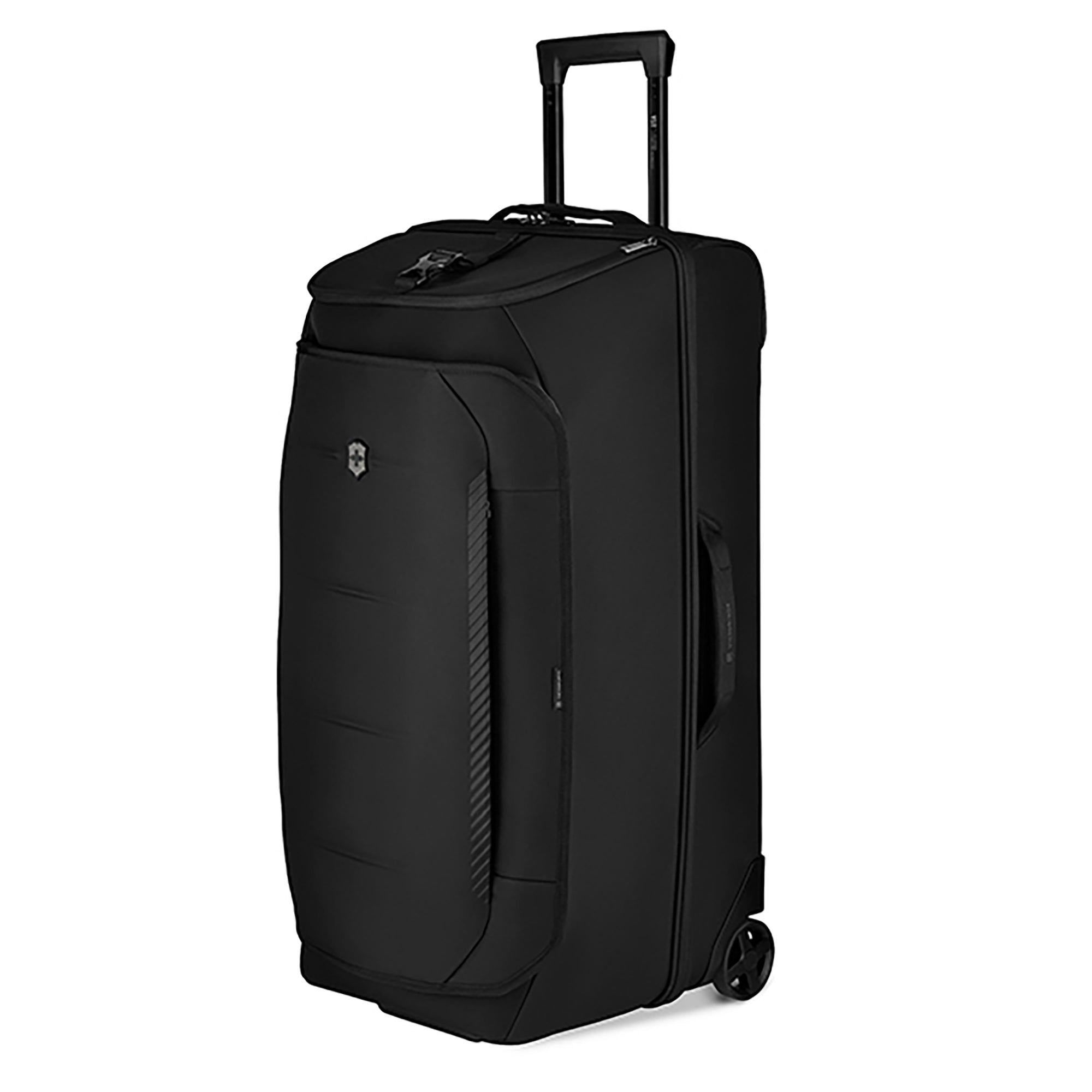 Black 37 Inch Rolling Deployment Bag With Retractable Handle