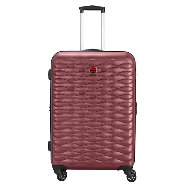 Wenger In-Flight Medium Hardside Suitcase, 64 Litres, Red, Swiss designed-blend of style & function