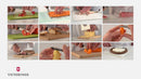 Victorinox Swiss Made Swiss Classic Set of 6 Knife Set - Stainless Steel Paring Knives, Red
