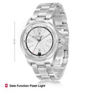 Victorinox Swiss Made Night Vision 42 mm Silver Dial Analog Watch For Men