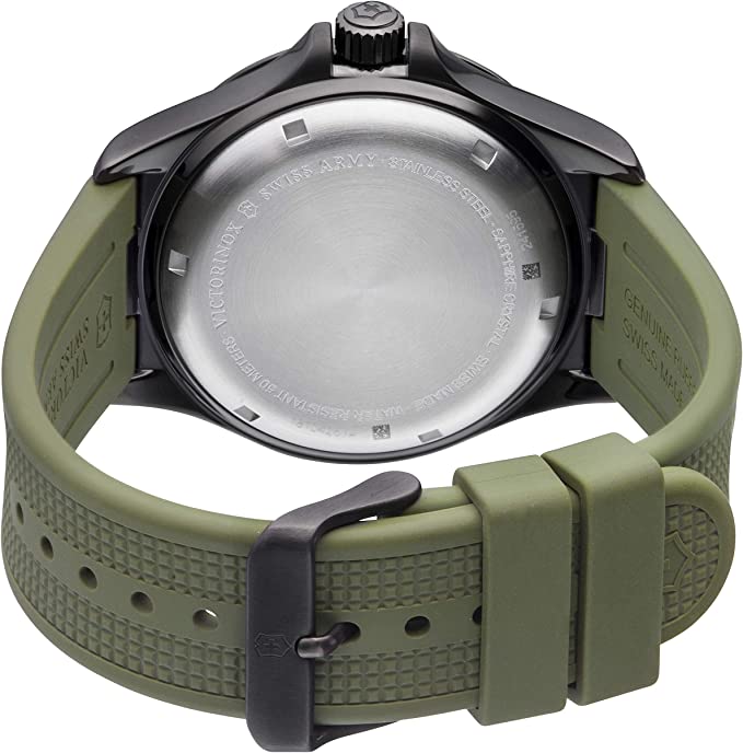 Victorinox Swiss Made Night Vision Analog, 42mm, Green Dial Men's Watch