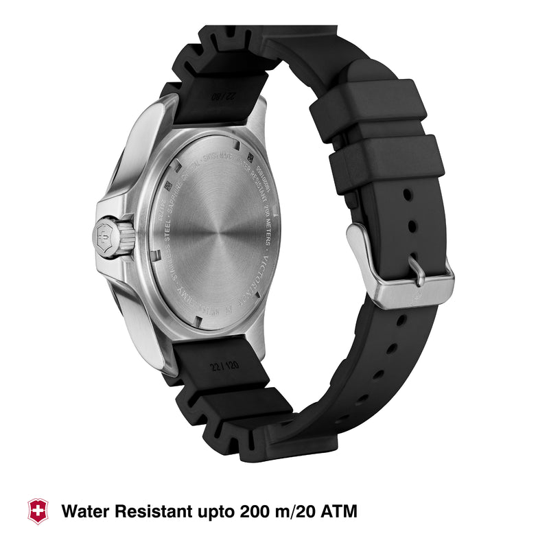 Victorinox Swiss Made INOX Professional Diver Analog 45 mm Black Dial Men's Watch