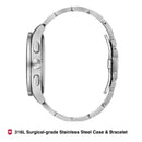 Victorinox Swiss Made Alliance Sport Chronograph Analog Black Dial 44 mm Men's Watch