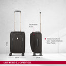 Victorinox Werks Traveler 6.0 Softside Frequent Flyer Expandable Travel Trolley Suitcase Black