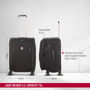 Victorinox Werks Traveler Softside Medium Travel Trolley Suitcase Black