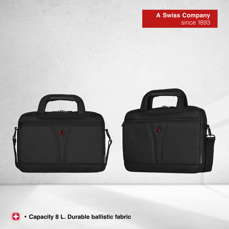 Wenger BC UP 14'' Expandable Laptop Bag (8 Litres) Swiss Designed - Black