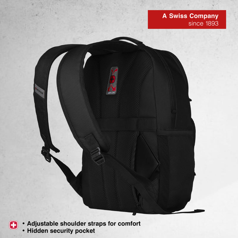 Wenger 12"/14" Laptop Backpack (18 Litres) Swiss Designed Black