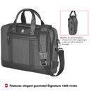 Victorinox Swiss Designed Architecture Urban 2.0  14" Laptop Briefcase, 16 Litres, Melange Grey