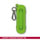 Victorinox Swiss Army Knife Accessory - Silicon Case with Hook to carry your pocket knife in Style - Smashed Avocado, 70mm