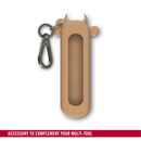 Victorinox Swiss Army Knife Accessory -Silicon Case with Hook to carry your pocket knife in Style - Wet Sand, 70mm