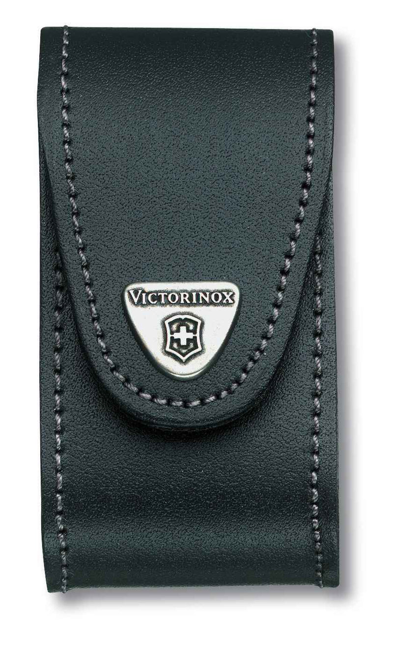 Victorinox Leather Belt Pouch Stylish Case Good for Holding Pocket Knife 98 mm Black