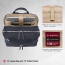 Victorinox Victoria Signature Women Deluxe Backpack, 15'' Laptop & 10'' Tablet Pocket, Midnight Blue, Swiss designed