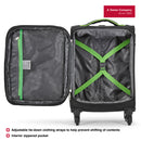Wenger Fiero Carry-on Softside Suitcase, 45 Litres, Black, Swiss designed