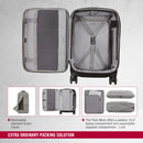 Victorinox Werks Traveler 6.0 Softside Frequent Flyer Expandable Travel Trolley Suitcase Black