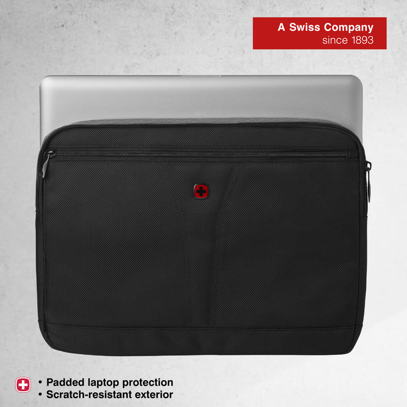 Wenger BC TOP 14'' Laptop Sleeve (8 Litres) Swiss Designed - Black