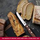 Victorinox Tomato & Table Knife for Vegetable Chopping, Serrated Edge, 11 cm, Maple Wood, Swiss Made