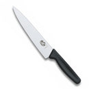 Victorinox "Standard Line" Stamped Carving/Chef Knife, Straight Edge & Pointed Tip, Black, 19 cm