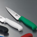 Victorinox Swiss Fibrox Carving Knife, Stainless Steel Vegetable & Fruit Cutting Straight Blade Knife, Green, 19 cm, Swiss Made