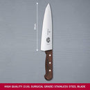 Victorinox Rosewood Carving Knife, Stainless Steel Extra Wide Blade, Wooden, 20 cm, Swiss Made
