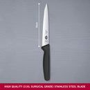 Victorinox Stainless Steel Fish Filleting Knife-Sharp & Flexible Chef Knife,Black,16 cm,Swiss Made