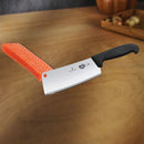 Victorinox Fibrox Handle Stainless Steel Kitchen Cleaver,Straight Edge, 18 cm, Black, Swiss Made