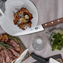 Victorinox Swiss Fibrox Stainless Steel Carving Knife, Straight Blade, Wooden, 15cm, Swiss Made