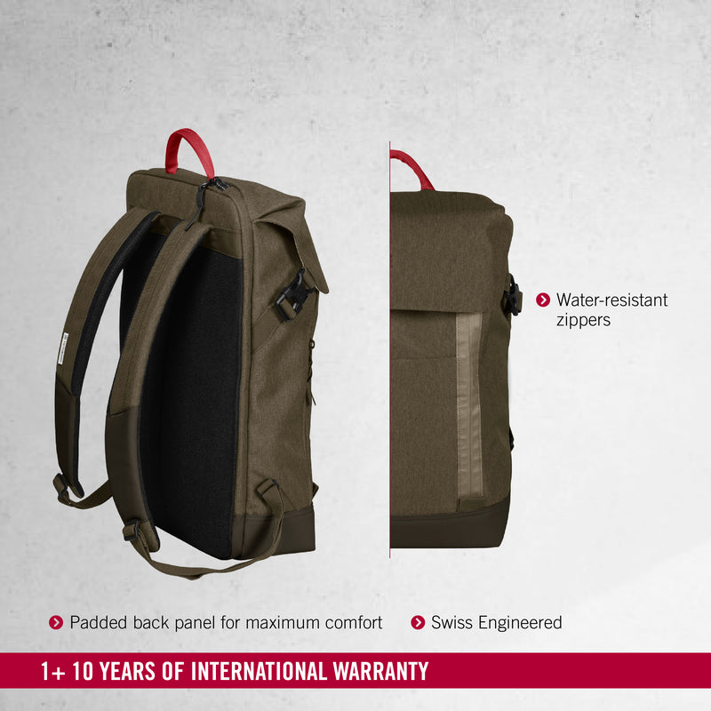Victorinox Altmont Classic Deluxe Flapover Laptop (15 Inch) Backpack 18 Litres Olive
