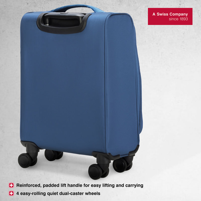 Wenger, Castic Carry-On Softside Case, Blue, 36 Litres, Swiss designed