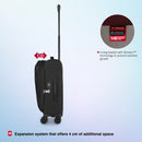 Victorinox, Crosslight, Global Softside Cabin Luggage, 37 litres, Black, Trolley Bag