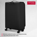 Wenger, Castic Large Softside Case, Charcoal, 102 Litres, Swiss designed