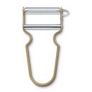 Victorinox Swiss Made Multipurpose REX Peeler/ Vegetable SCRAPPER, Normal Straight Edge, Aluminium Cashew