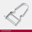 Victorinox Multipurpose STAR Peeler/ Vegetable SCRAPPER Normal Straight Edge, Silver Swiss Made