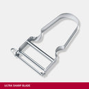 Victorinox Swiss Made Multipurpose STAR Peeler/ Vegetable SCRAPPER Micro Serrated Edge, Silver