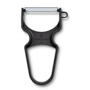 Victorinox Swiss Made Multipurpose RAPID Peeler/ Vegetable SCRAPPER, Normal Straight Edge, Black