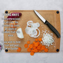 Victorinox Swiss Made Stainless Steel Swiss Classic Paring Knife, Kitchen Tools, Kitchen Items, 8 cm Straight Edge, Black