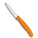 Victorinox Swiss Made Stainless Steel Swiss Classic Paring Knife, Kitchen Tools, Kitchen Items, 8 cm Straight Edge, Orange