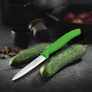 Victorinox Swiss Made Stainless Steel Kitchen Knife "Swiss Classic" Straight Edge,Beveled Tip,10 cm, Green
