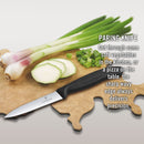 Victorinox Swiss Made, Stainless Steel Swiss Classic Paring Knife, 10 cm, Serrated Edge with Pointed Tip, Black, Multipurpose Knife