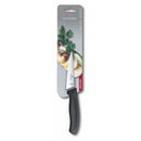 Victorinox Swiss Made Swiss Classic Stainless Steel Carving Knife, Straight Blade, Black, 12 cm