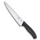 Victorinox Swiss Classic Stainless Steel Carving Knife, Straight Blade, 19 cm, Black, Swiss Made