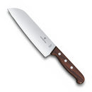 Victorinox Rosewood Santoku Knife, Stainless Steel, Japanese Knife, 17 cm, Wooden, Swiss Made