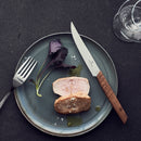 Victorinox Stainless Steel wear-resistant Steak Knife In Box, 2 Pieces, Walnut Wood, 12 cm, Swiss Made