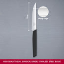 Victorinox “Swiss Modern” Steak & Pizza Knife, Modern, Sleek, Stainless Steel,12 cm,Black,Swiss Made