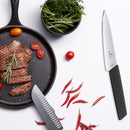 Victorinox Swiss Modern Stainless Steel Carving Knife for Chefs & Home Use,15cm, Black, Swiss Made