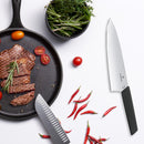 Victorinox Swiss Modern Carving Knife, Stainless Steel, Straight Blade, 20 cm, Black, Swiss Made