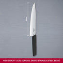 Victorinox Swiss Modern Carving Knife, Stainless Steel, Straight Blade, 22 cm, Black, Swiss Made