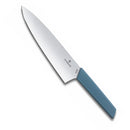 Victorinox Swiss Modern Carving Knife, Stainless Steel Vegetable & Fruit Cutting Straight Blade Knife, Cornflower Blue, 22 Cm, Swiss Made