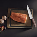 Victorinox Swiss Modern Carving Knife, Stainless Steel Vegetable & Fruit Cutting Straight Blade Knife for Professional and House Use, Brown, 22 Cm, Swiss Made