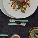 Victorinox “Swiss Modern” Set of 6 Tea Spoon, Stainless Steel, Mint Green, Swiss Made