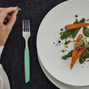 Victorinox “Swiss Modern” Set of 6 Table Fork, Stainless Steel, Mint Green, Swiss Made